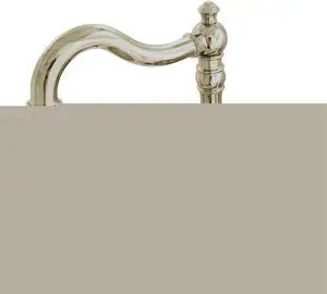 Gourmetier GSY7735ACL Single-Handle Kitchen Faucet, Brushed Nickel