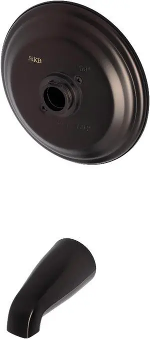 Kingston Brass KB3635TTLH Tub Trim Only Without Handle, Oil Rubbed Bronze