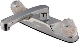 Kingston Brass KF101CP 8-Inch Centerset Kitchen Faucet, Polished Chrome