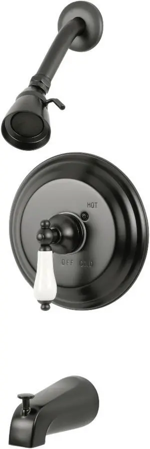 Kingston Brass KB3635PLT Tub and Shower Trim Only, Oil Rubbed Bronze