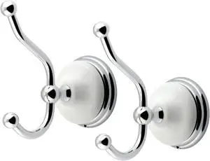 Kingston Brass BAK1117C Victorian 2-Piece Robe Hook, Polished Chrome