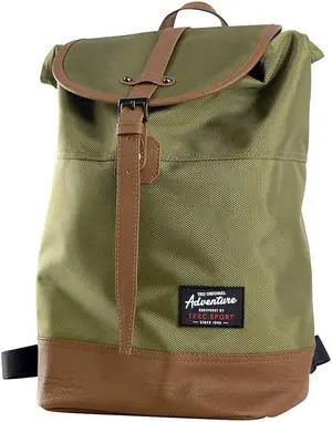 Travelers Club Sport 14" Laptop Computer Business Travel Backpack Daypack Green