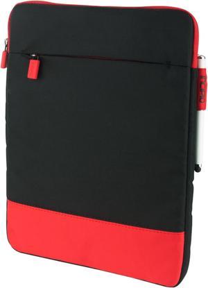 Incipio Asher Nylon Sleeve Case for 11 Tablets/Devices, Red/Black