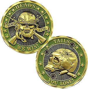 Heads We Win Tails You Lose Challenge Bronze Coin Heads We Win Tails You Lose Challenge Bronze Coin