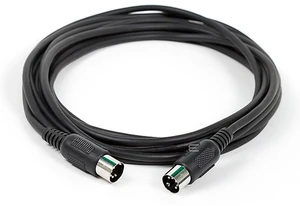 Monoprice MIDI Cable - 15 Feet - Black | With Keyed 5-pin DIN Connector, Molded Connector Shells Monoprice MIDI Cable - 15 Feet - Black | With Keyed 5-pin DIN Connector, Molded Connector Shells