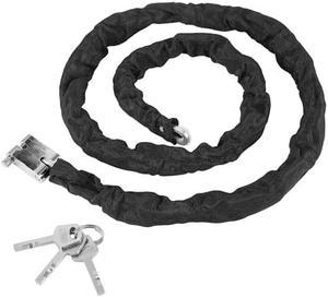 1.8M Bike Chain Lock w/3 Keys Heavy Duty Metal Motorbike Motorcycle Bicycle Lock Chain