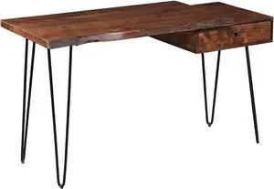 Nature's Edge Solid Acacia Desk with Drawer