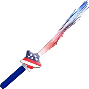 Fiber Optic Stars and Stripes Wand Fiber Optic Stars and Stripes Wand