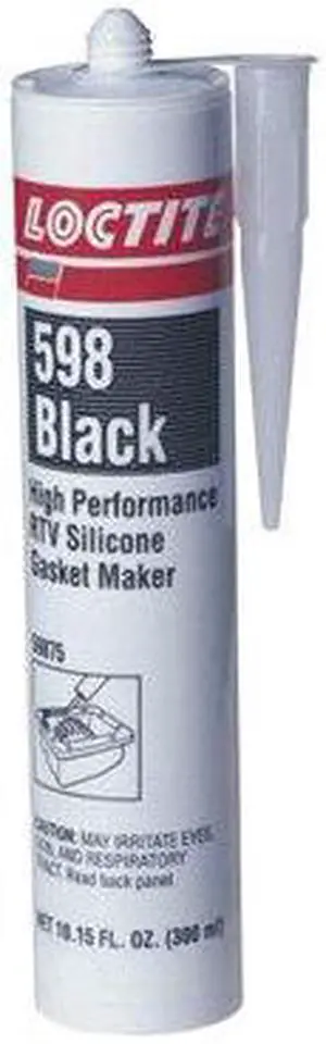 LOCTITE 135508 RTV Gasket Maker, 300 mL, Black, Temp Range -75 to 625 Degrees F