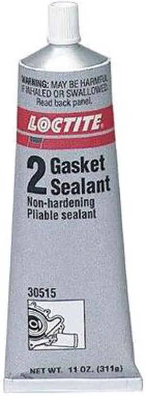 LOCTITE 198819 Slow Dry Flexible Cure Gasket Sealant, 7 oz, Black, Temp Range