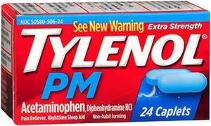 Tylenol PM Extra Strength Caplets  24 ct