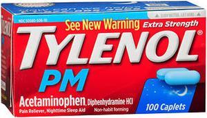Tylenol PM Extra Strength Caplets  100ct