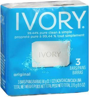 Ivory Simply Bar Soap Original  -  3 ea.