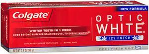 Colgate Optic White Toothpaste Icy Fresh Cool Fresh Mint  32 OZ