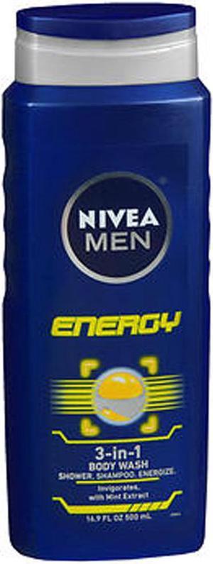 Nivea Men Energy 3in1 Body Wash  169 oz