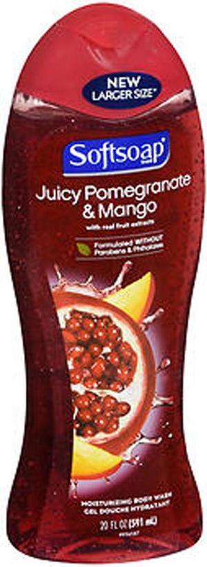 Softsoap Moisturizing Body Wash Juicy Pomegranate & Mango - 20 oz