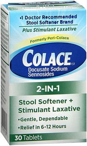Colace 2-in-1 Tablets - 30 ct