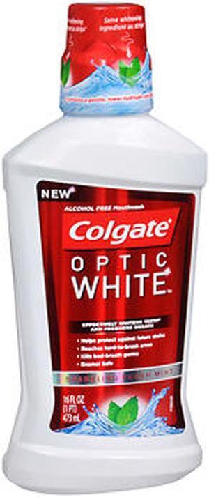 Colgate Optic White Mouthwash Sparkling Fresh Mint  16 oz