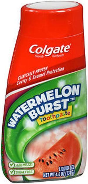 Colgate Kids Fluoride Toothpaste Liquid Gel Watermelon Burst  46 oz