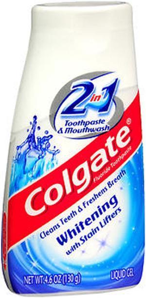 Colgate 2 in 1 Whitening Toothpaste & Mouthwash Liquid Gel - 4.6 oz