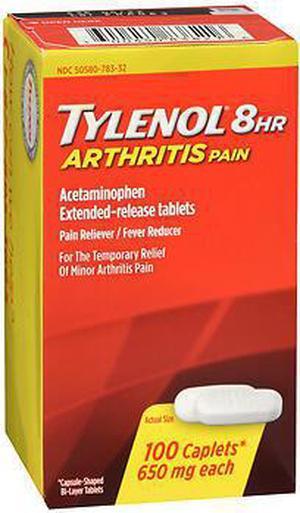Tylenol 8 HR Arthritis Pain  100 Caplets