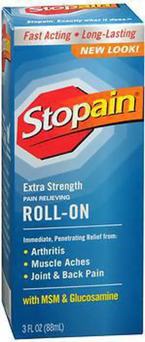 Stopain Extra Strength Pain Relieving Roll-On - 3 oz