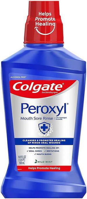 Colgate Peroxyl Mouth Sore Rinse Mild Mint  16 oz