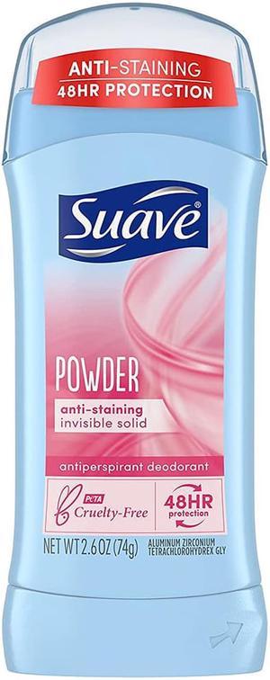 Suave 24 Hour Protection Anti-Perspirant Deodorant Invisible Solid Powder - 2.6 oz