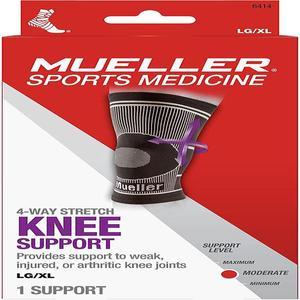 Mueller 4-Way Stretch Knee Support Large/X-Large #6414