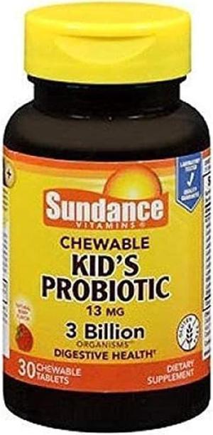 Sundance Kid's Probiotic 13 mg Chewable Natural Berry Flavor - 30 Tablets