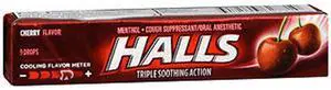 Halls Mentho-Lyptus Drops Cherry - 20 packs of 9