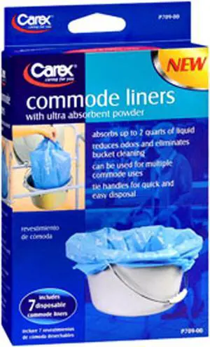 Compass Health P70900 Carex Commode Liners