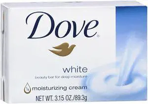 White Moisturizing Cream Beauty Bar for Unisex By Dove, 3.15 Ounce