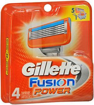 Gillette Fusion Power Cartridges  4 ct