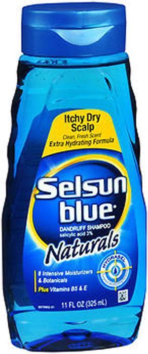 Selsun Blue Naturals Dandruff Shampoo Itchy Dry Scalp  11 oz
