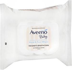 Aveeno Baby Hand  Face Wipes  25 ct