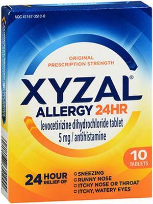 Xyzal Allergy 24 Hour - 10 Tablets
