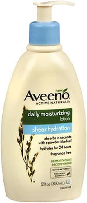 Aveeno Active Naturals Daily Moisturizing Lotion Sheer Hydration  12 oz