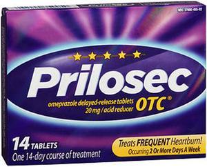 Prilosec OTC, 20mg - 14 Tablets