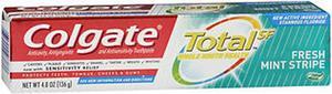 Colgate Total SF Fresh Mint Stripe Toothpaste Gel  48 oz