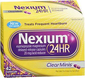 Nexium 24hr Clear Minis Acid Reducers, 42ct