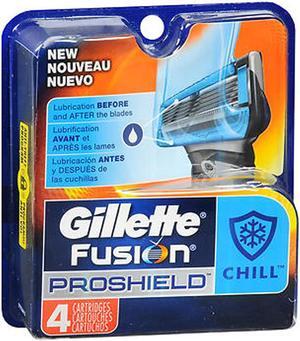 Gillette Fusion ProShield Chill Cartridges  4 ct