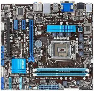 DoDo DIY Asus P8H61-M PRO Desktop Motherboard - Intel H61(B3) Express Chipset