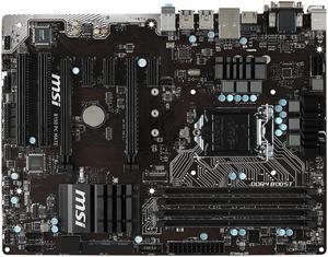 MSI B150 PC MATE Intel B150 1151 LGA ATX Desktop Motherboard A