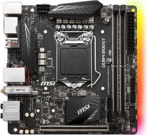 MSI Z370I GAMING PRO CARBON AC LGA 1151 (300 Series) Intel Z370 HDMI SATA 6Gb/s USB 3.1 Mini ITX Intel Motherboard