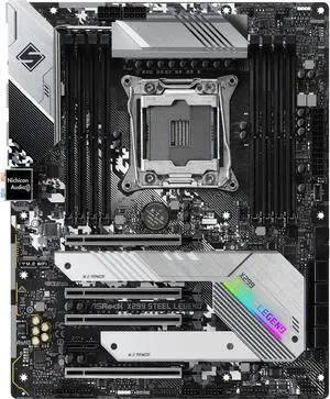 ASRock X299 STEEL LEGEND LGA 2066 Intel X299 ATX Intel Motherboard ASRock X299 STEEL LEGEND LGA 2066 Intel X299 ATX Intel Motherboard