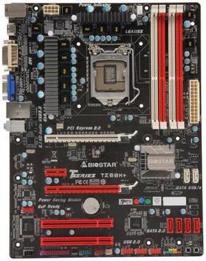 BIOSTAR TZ68K+ LGA 1155 Intel Z68 HDMI SATA 6Gb/s USB 3.0 ATX Intel Motherboard