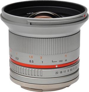 Rokinon 12mm f/2.0 Ultra Wide Angle Lens (Silver) (for Sony Alpha E-Mount Cameras)