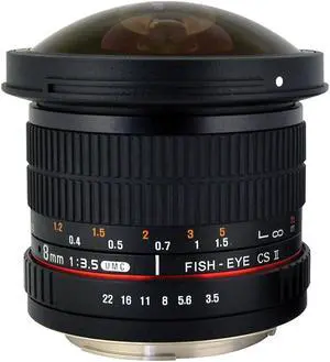 Rokinon 8mm f/3.5 HD UMC Fisheye Lens with Removable Hood (for Sony Alpha E-Mount Cameras)