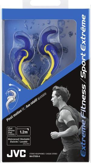 JVC  Blue  HA-ETX30-A-J  Wtrprf Extreme Fitness Headphones